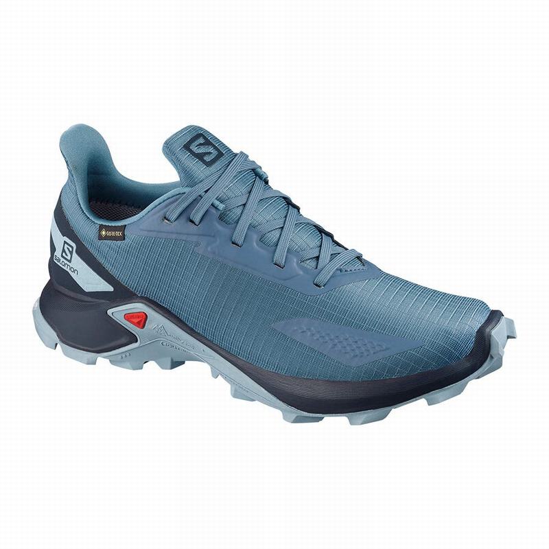 Salomon Trail Løbesko Dame Blå / Mørkeblå - ALPHACROSS BLAST GTX W (FBOIP-3167)